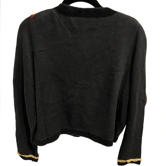 Michael Simon Vintage Button-up Vertical Striped Sweater  multicolored Sz S NWT - Picture 5 of 6